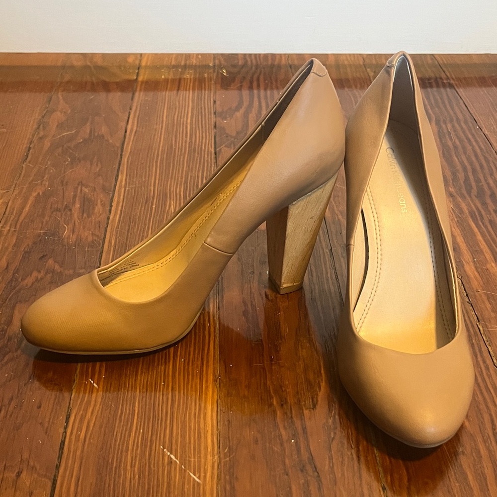 Calvin Klein Jeans Tan Women's Heels